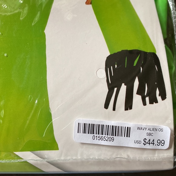 New Spirit Halloween Inflatable Wavy Arms Alien Costume Child One Size Fits Most - Picture 4 of 5